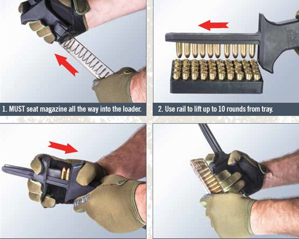 9mm/.40 caliber SpeedLoader for ALL Pistol Mags